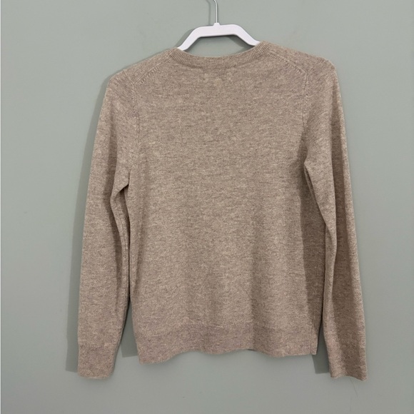 Nordstrom 100% Cashmere Crewneck Sweater | Beige | Size Small | Luxe Essential - Picture 6 of 8